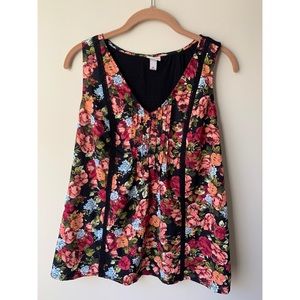 merona floral tank top